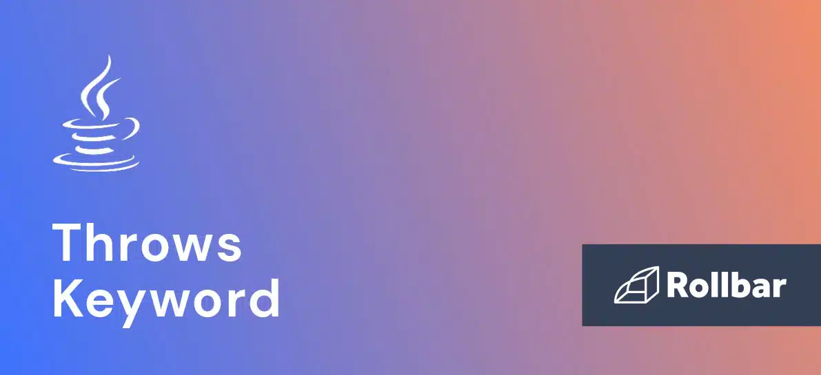 How to use the Throws keyword in Java (and when to use Throw)