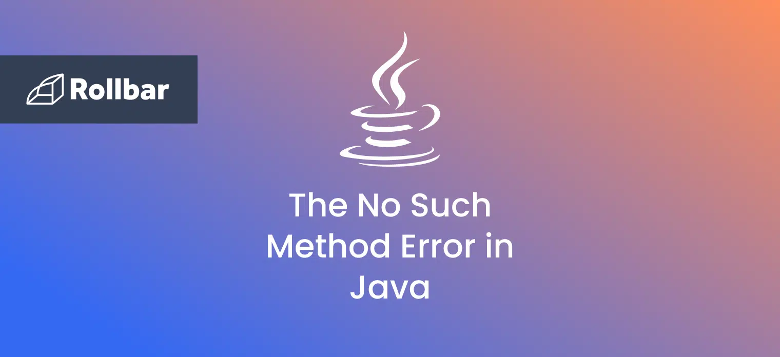 How to fix the NoSuchMethodError in Java