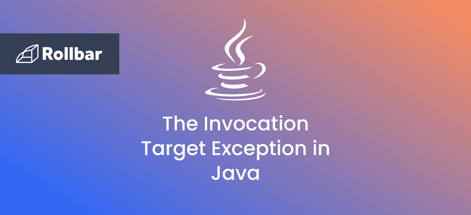 How to resolve the InvocationTargetException in Java