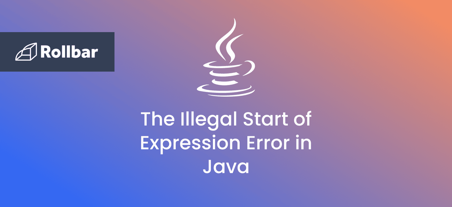 How to fix the illegal start of expression error in Java
