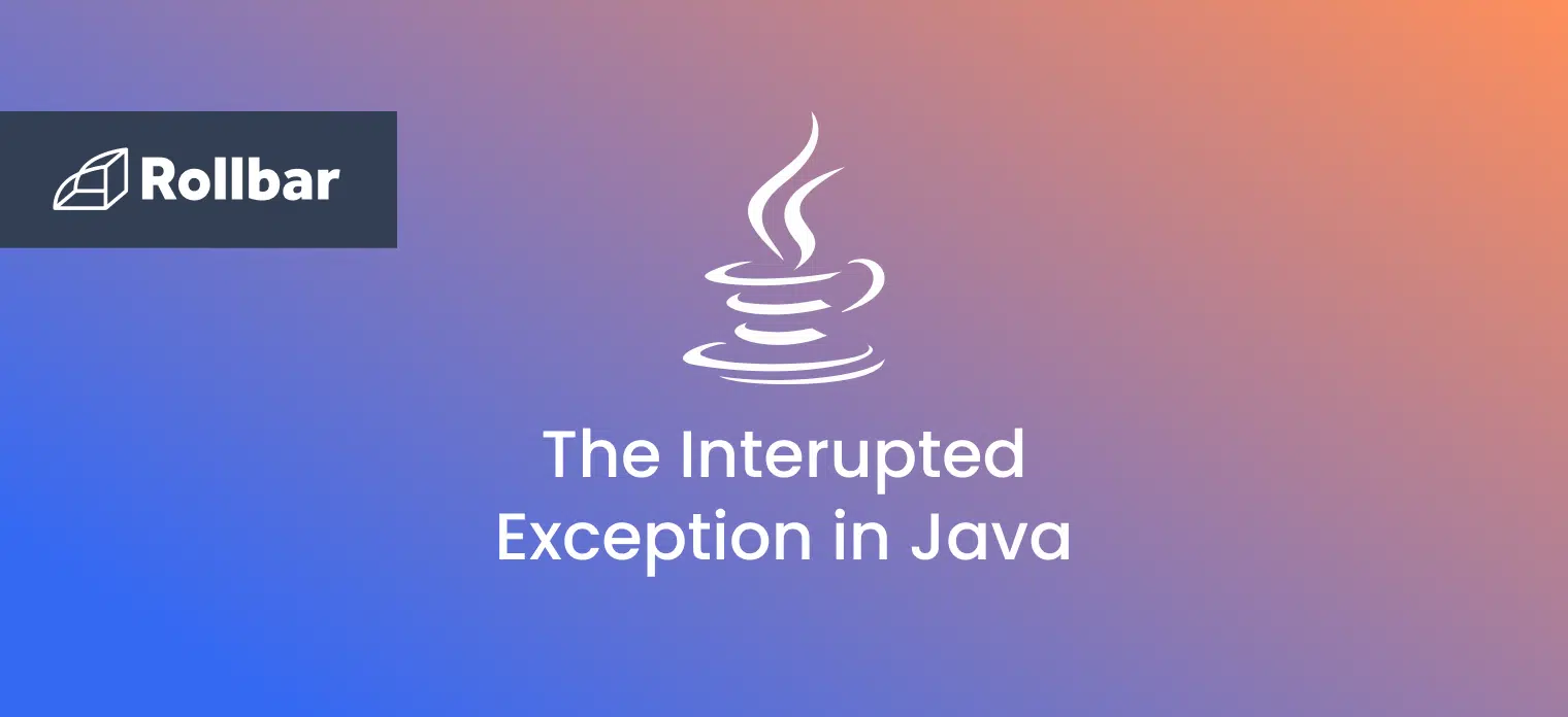 How to handle the InteruptedException in Java?