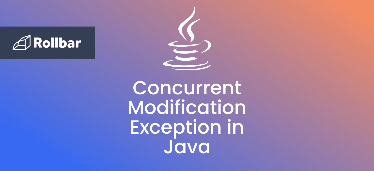 ConcurrentModificationException in Java