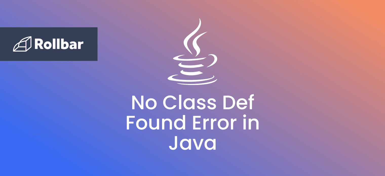 Java no class def found error