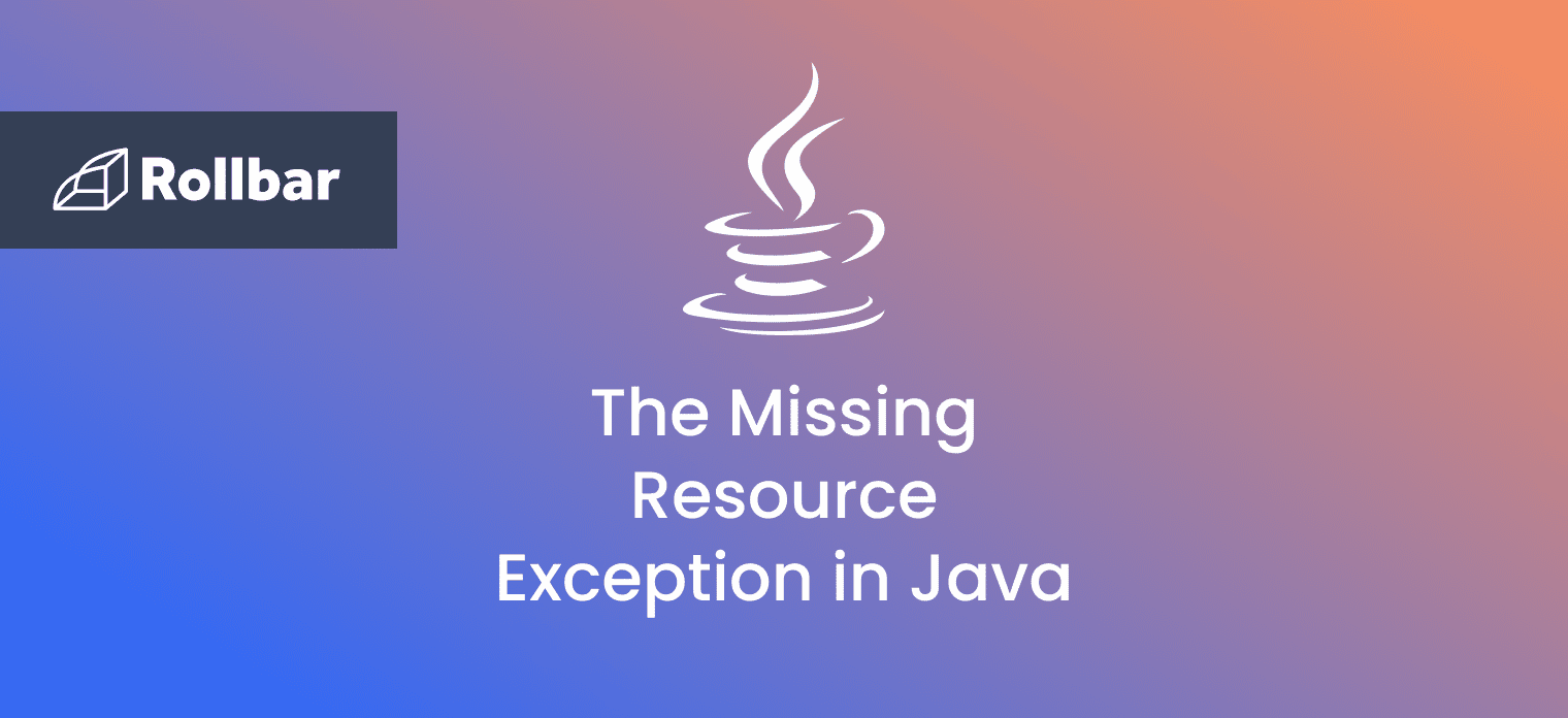 How to Fix the Missing Resource Exception in Java