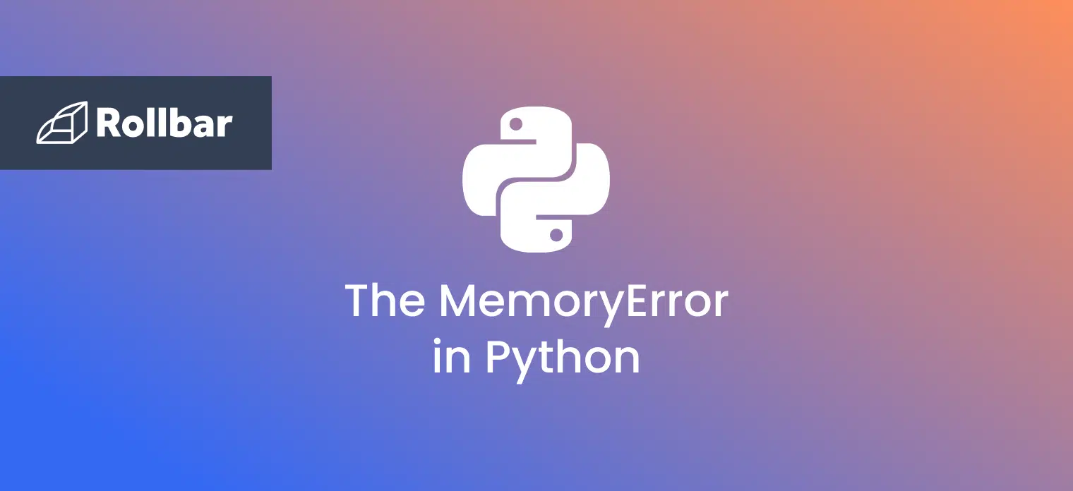 How to fix the Memory Error in Python