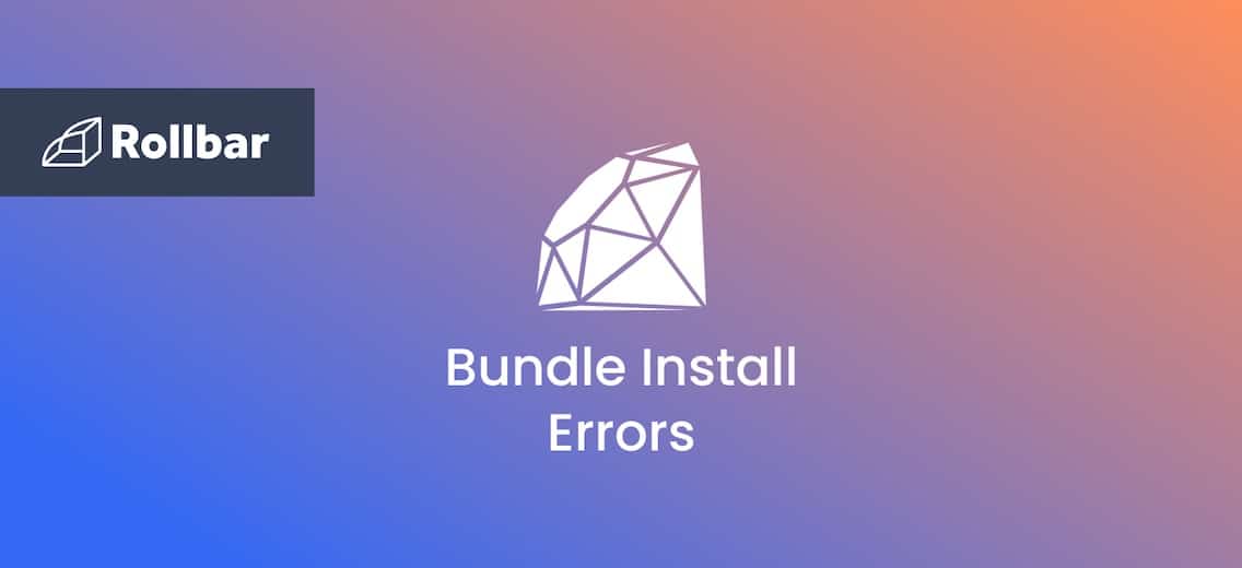 Ruby bundle install errors
