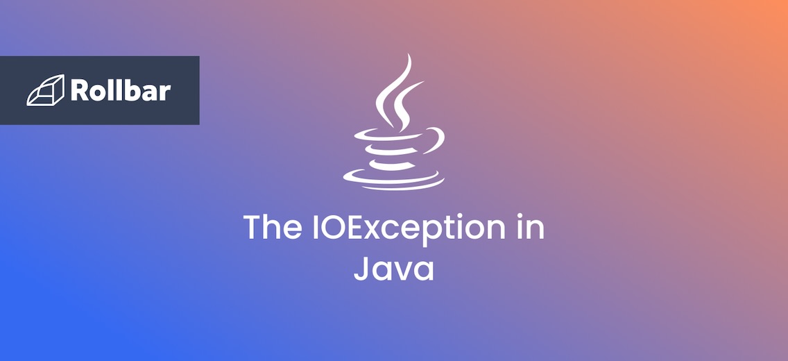 How to Fix java.io.IOException